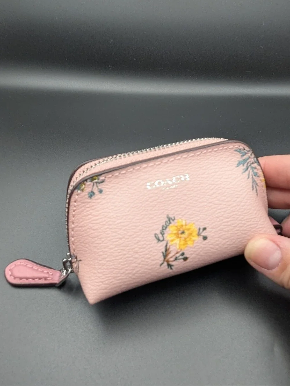 Coach Floral Blossom Micro Mini Zip Case C9880G